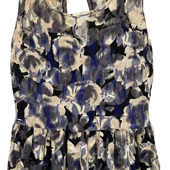 Pins & Needles by Anthropologie Lace Floral Dress With Navy Lining, Size S - Picture 4 of 10